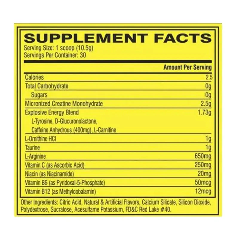 C4 ORIGINAL Explosive Pre-Workout - 315 grs / 30 servicios