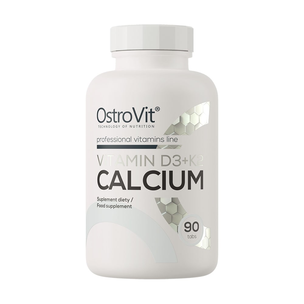 OSTROVIT - CALCIO Vitamina D3+K2 - 90 tabs / 90 servicios