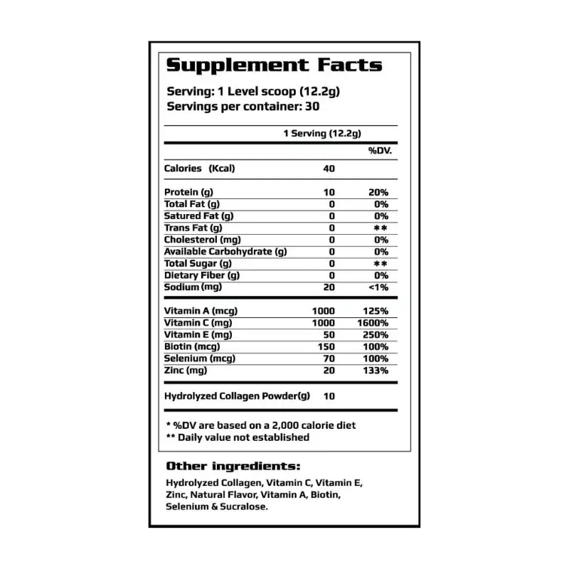 HEXACORE - Colágeno OXY Hydrolyzed – 366 grs / 30 servicios, wild orange