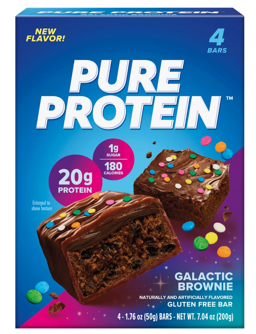 Barras de Proteína PURE PROTEIN 20 grs GLUTEN FREE  – 6 unidades / 50 grs