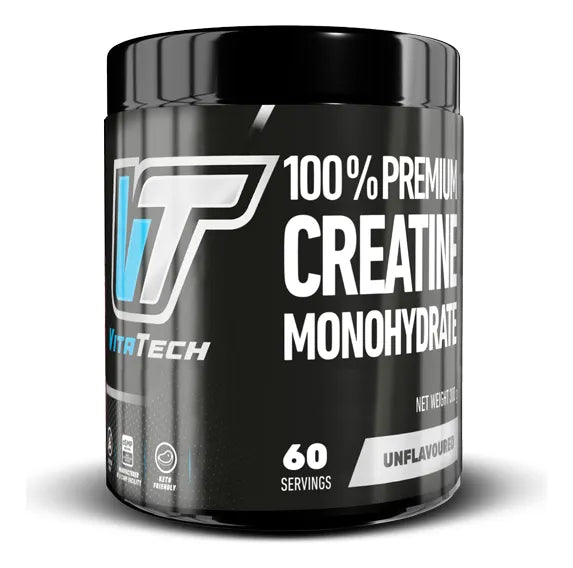 Vitatech 100% PREMIUM Creatina Monohydrate - 300 grs / 60 servicios