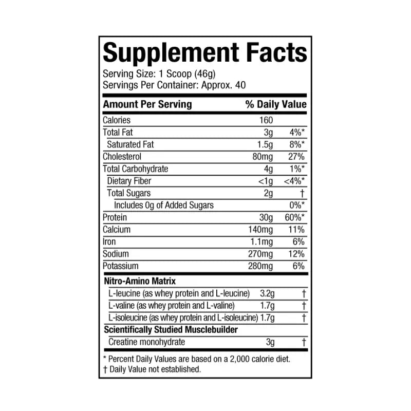 NitroTech 100% WHEY GOLD MUSCLETECH- 5 lbs / 69 servicios + 100% Creatina PLATINUM Monohydrate MUSCLETECH - 400 grs