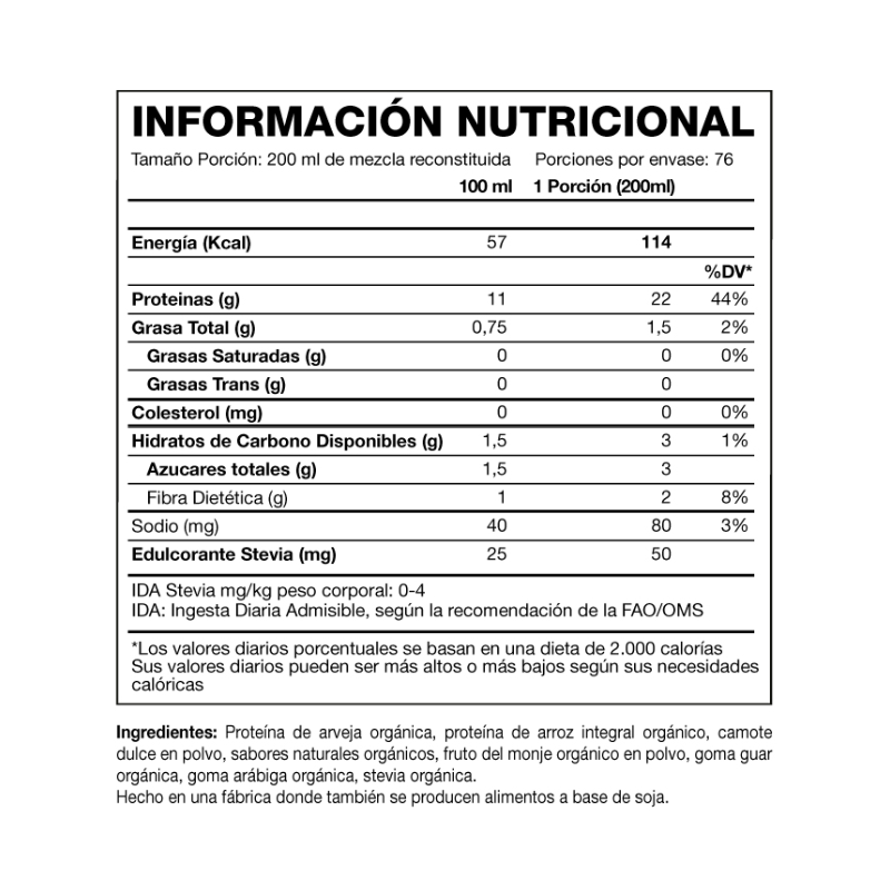 Proteína VEGANA HEXACORE - 5 lbs / 76 servicios