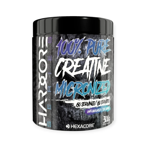 HEXACORE - 100% PURE CMicronizreatinaed  300 grs / 60 servicios