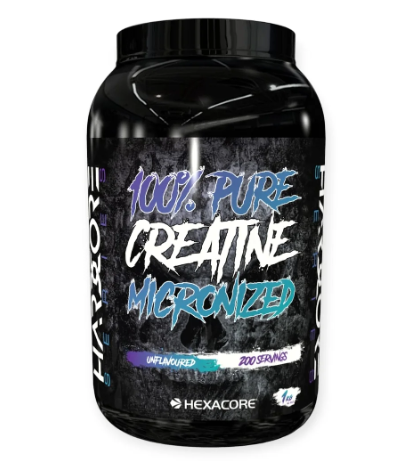 HEXACORE - 100% PURE CREATINE Micronized  1 kG / 200 servicios