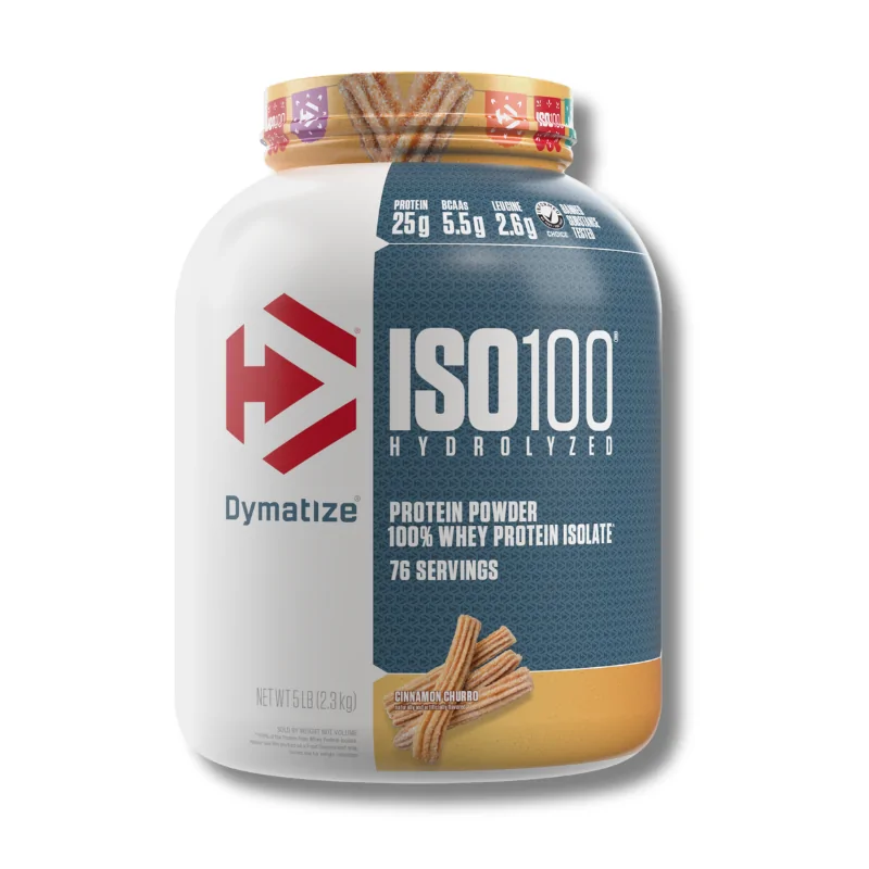 ISO 100 Hydroyzed DYMATIZE- 5 lbs / 75 servicios + Creatina MONOHYDRATE Micronized 250 grs