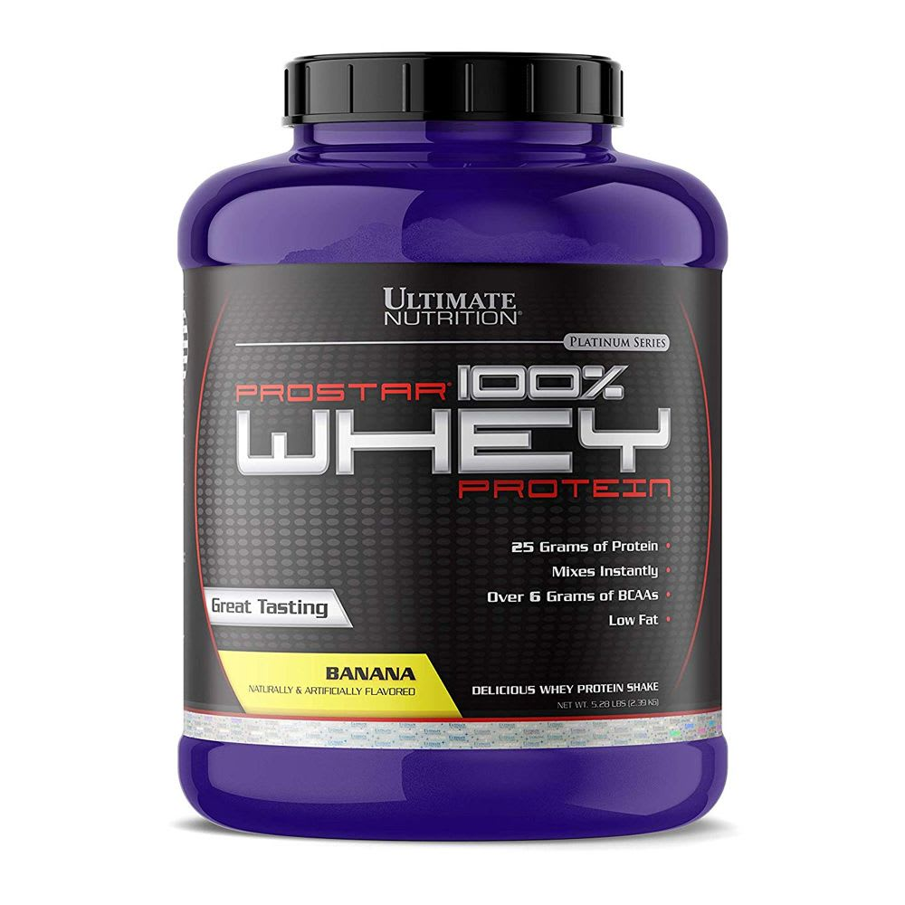 PROSTAR 100% Whey Protein ULTIMATE NUTRITION - 5.28 lbs / 80 servicios + Creatina MONOHYDRATE Biovolumizing - 300 grs