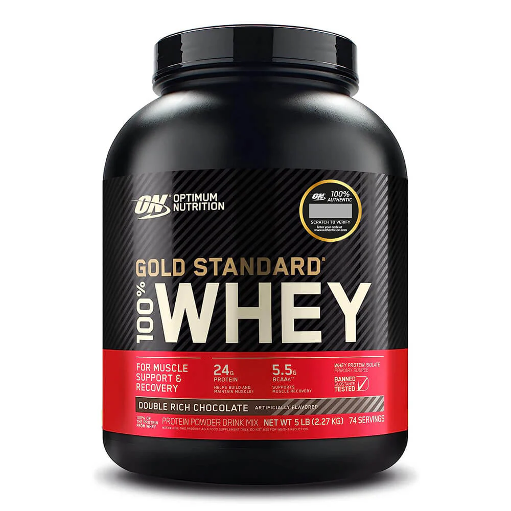GOLD STANDARD 100% Whey OPTIMUM NUTRITION - 5 lbs / 74 servicios + OSTROVIT - CREATINA Monohydrate - 300 grs