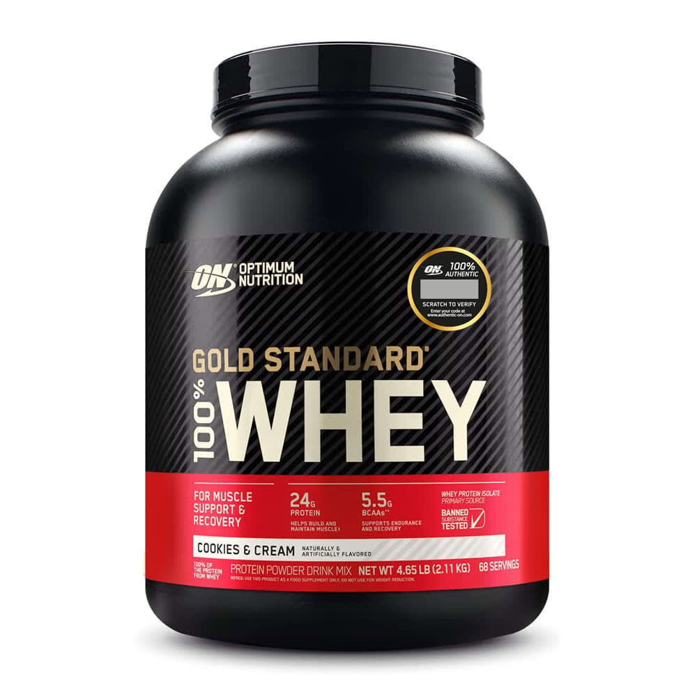 GOLD STANDARD 100% Whey OPTIMUM NUTRITION - 5 lbs / 74 servicios + OSTROVIT - CREATINA Monohydrate - 300 grs