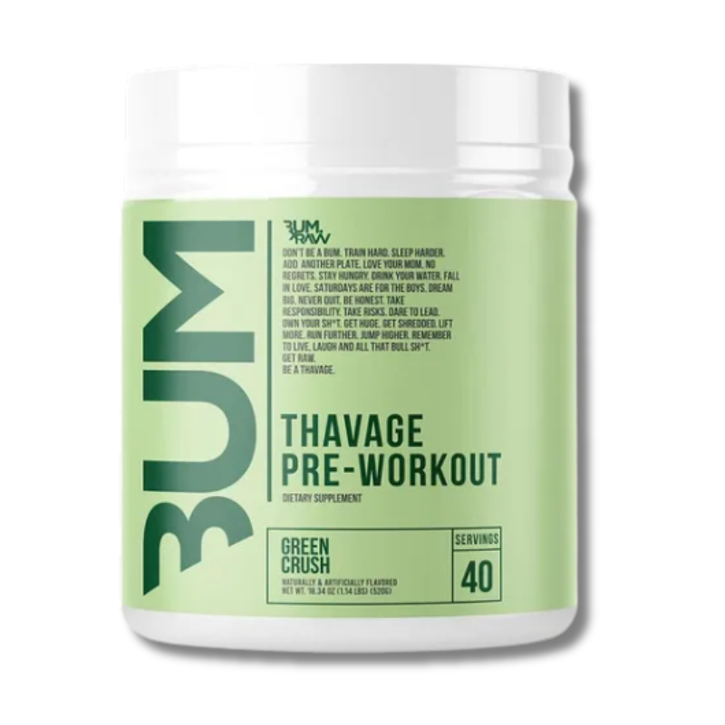 BUM THAVAGE Pre-Workout USA - 520 grs / 40 servicios