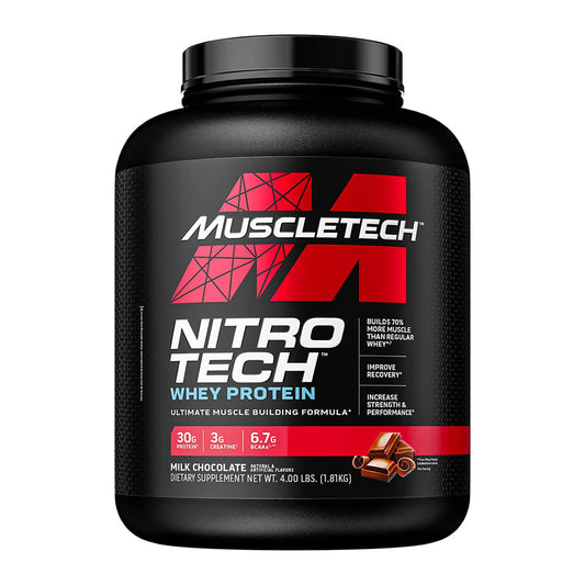 NitroTech WHEY PROTEIN - 4 lbs / 40 servicios