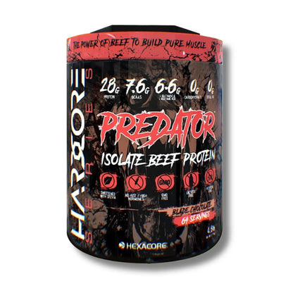 PREDATOR Isolate BEEF Protein HEXACORE - 4.8 lbs / 64 servicios