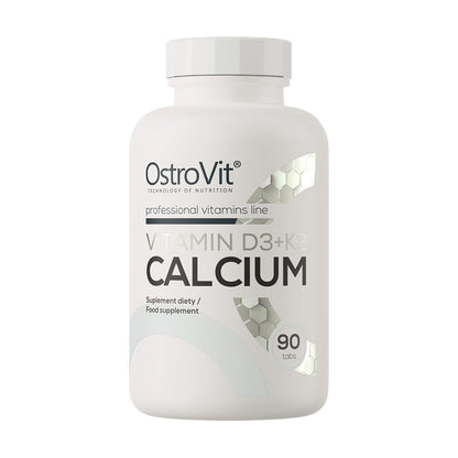 OSTROVIT - CALCIO Vitamina D3+K2 - 90 tabs / 90 servicios