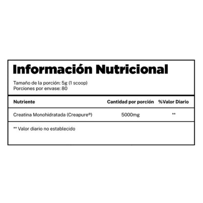 KIFFER LABS - Crea ULTRA X Pro Monohydrate CREAPURE - 400 grs / 80 servicios