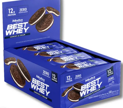 BEST WHEY ZERO 12 GRS PROTEIN BAR - 12 UNIDADES / 49 GRS