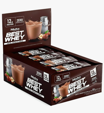BEST WHEY ZERO 12 GRS PROTEIN BAR - 12 UNIDADES / 49 GRS