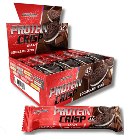 CRISP BAR 14 GRS PROTEIN INTEGRALMEDICA - 12 UNIDADES / 45 GRS