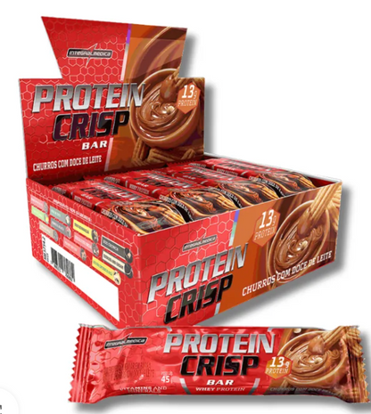 CRISP BAR 14 GRS PROTEIN INTEGRALMEDICA - 12 UNIDADES / 45 GRS