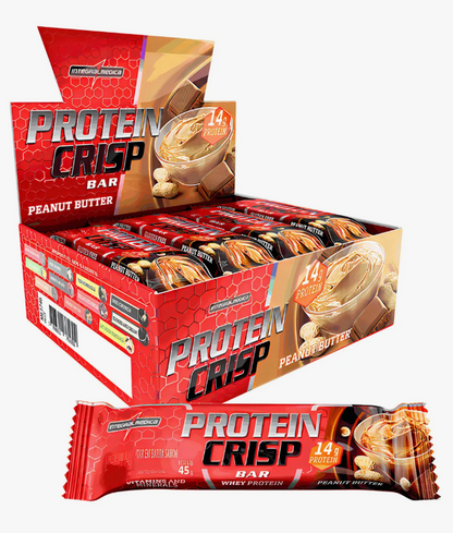 CRISP BAR 14 GRS PROTEIN INTEGRALMEDICA - 12 UNIDADES / 45 GRS