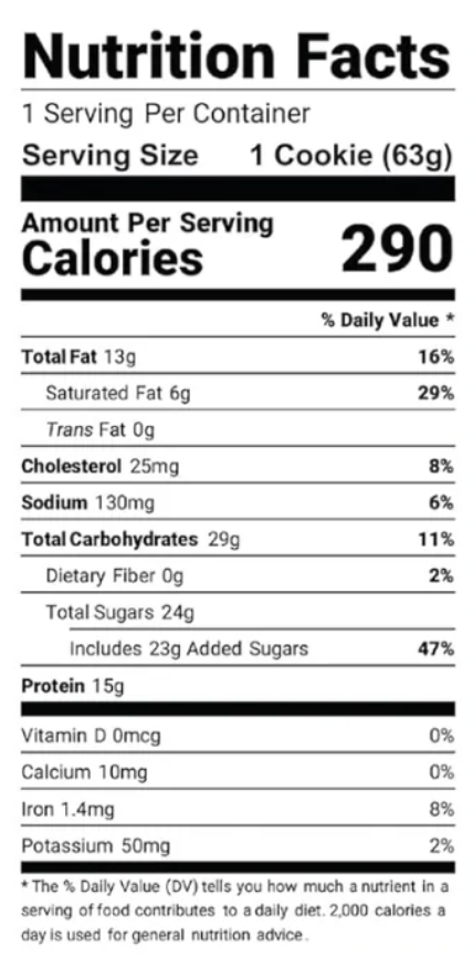 MY COOKIE DEALER 15 GRS PROTEIN COOKIE - 12 UNIDADES / 63 GRS