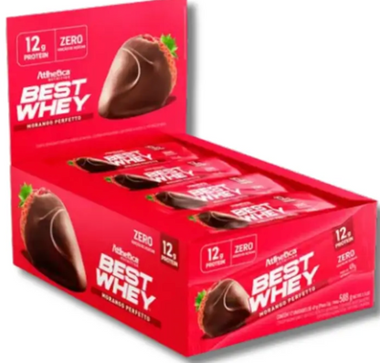 BEST WHEY ZERO 12 GRS PROTEIN BAR - 12 UNIDADES / 49 GRS
