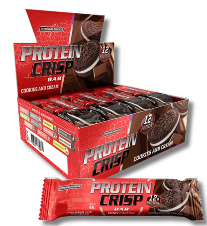 CRISP BAR 14 GRS PROTEIN INTEGRALMEDICA - 12 UNIDADES / 45 GRS