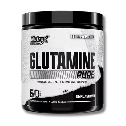 NUTREX - GLUTAMINA Pure – 300 grs / 60 servicios, unflavored