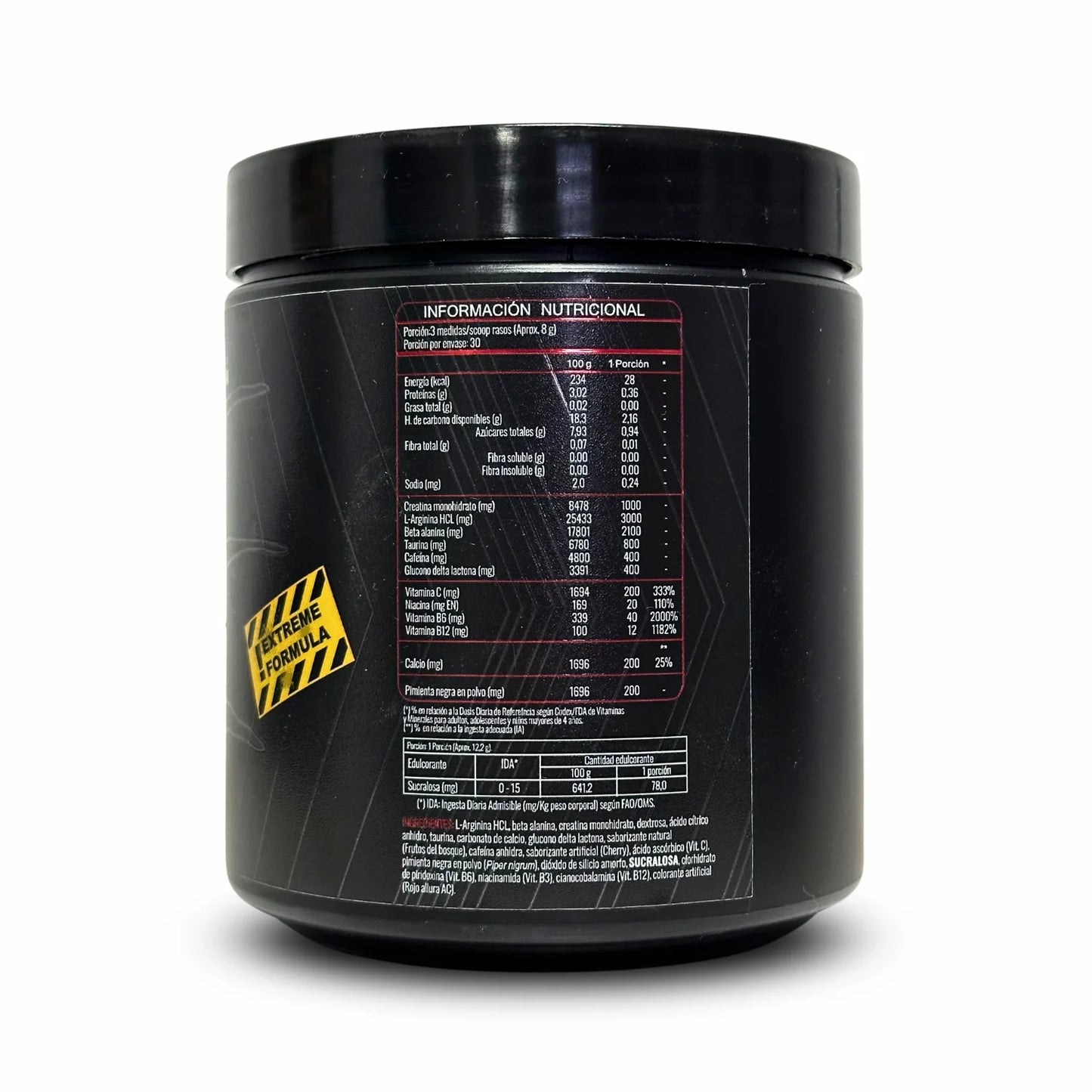 MASACRE Pre Workout - 240 grs / 30 servicios