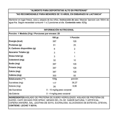 ISO 100 Hydrolyzed DUNKIN’ DYMATIZE - 1.34 lbs / 20 servicios + OSTROVIT - CREATINA Monohydrate - 300 grs
