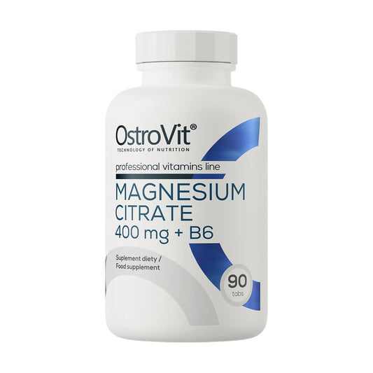 OSTROVIT - MAGNESIUM Citrate 400 mg + B6 - 90 tabs / 30 servicios