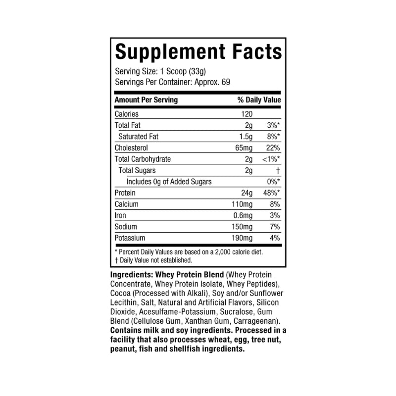 NitroTech 100% WHEY GOLD MUSCLETECH- 5 lbs / 65 servicios