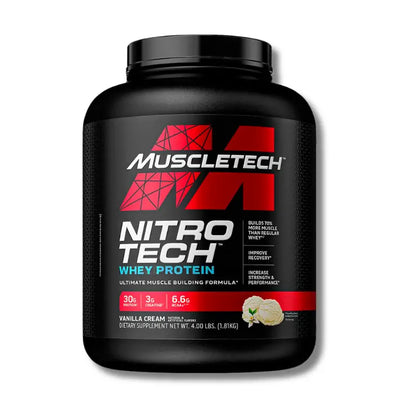 NitroTech WHEY PROTEIN - 4 lbs / 40 servicios