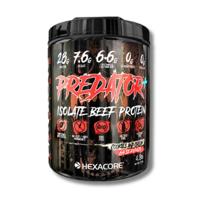 PREDATOR Isolate BEEF Protein HEXACORE - 4.8 lbs / 64 servicios