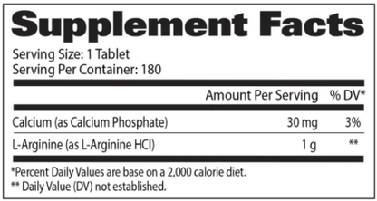 L-ARGININE Essentials - 180 tabs / 1000 mg