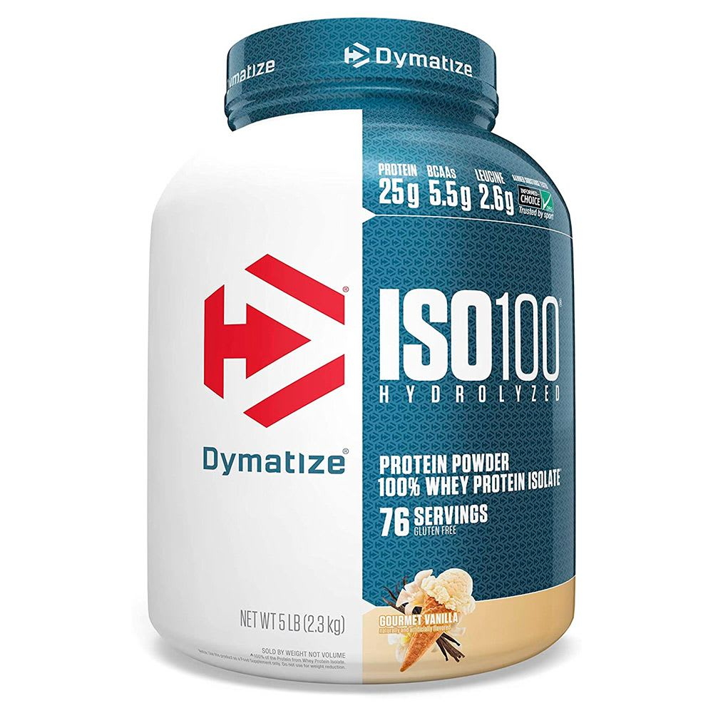 ISO 100 Hydroyzed DYMATIZE- 5 lbs / 75 servicios + Creatina MONOHYDRATE Micronized 250 grs