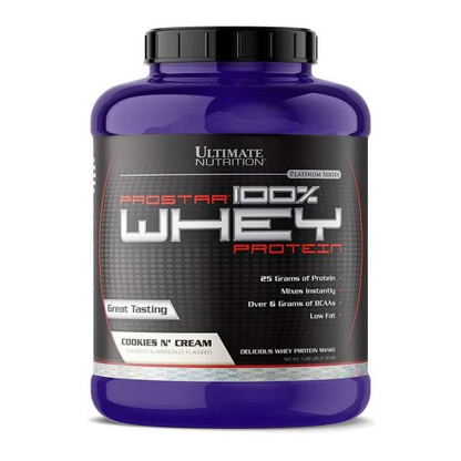 PROSTAR 100% Whey Protein ULTIMATE NUTRITION - 5.28 lbs / 80 servicios + Creatina MONOHYDRATE Biovolumizing - 300 grs