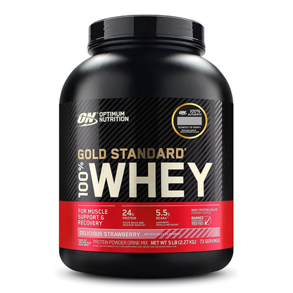 GOLD STANDARD 100% Whey OPTIMUM NUTRITION - 5 lbs / 74 servicios + OSTROVIT - CREATINA Monohydrate - 300 grs