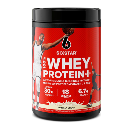 100% WHEY Protein PLUS SIXSTAR - 1.80 lbs / 18 servicios