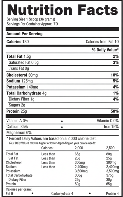 Body Fortress 100% ISOLATE - 1.5 lbs / 20 servicios