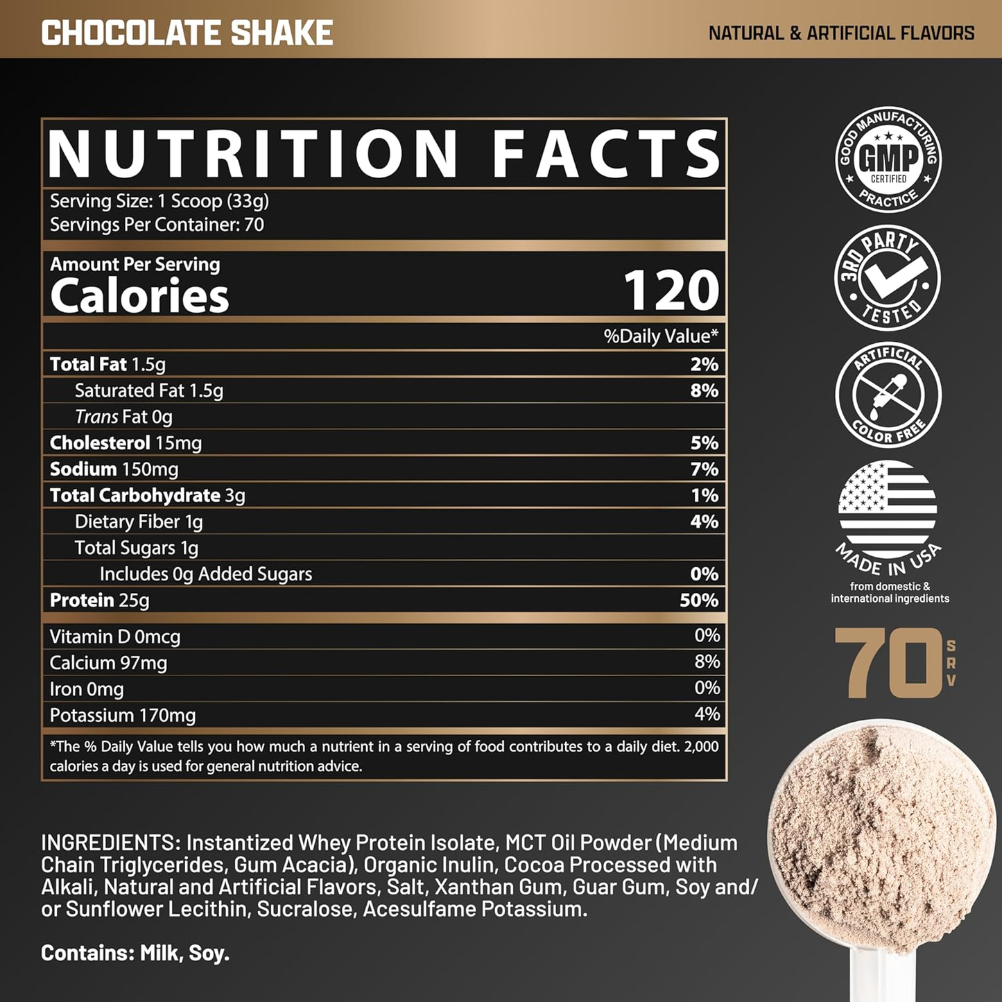 ISOFIT Protein Premium Dessert Whey ISOLATE NUTREX - 5.4 lbs / 70 servicios