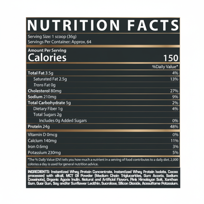 100% WHEY Protein DELICIOUS Lean Muscle Shake NUTREX - 5 lbs / 64 servicios