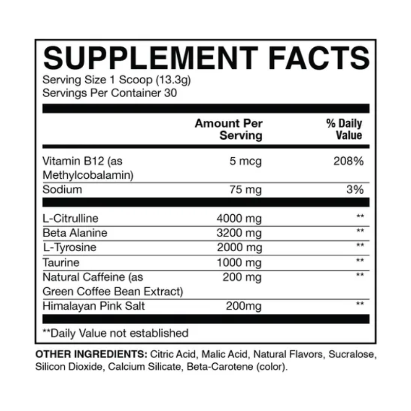 BUM ESSENTIAL Pre-Workout USA - 399 grs / 30 servicios