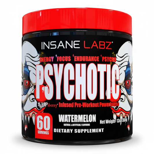 Psychotic RED Infused Pre-Workout USA - 369 grs / 60 servicios