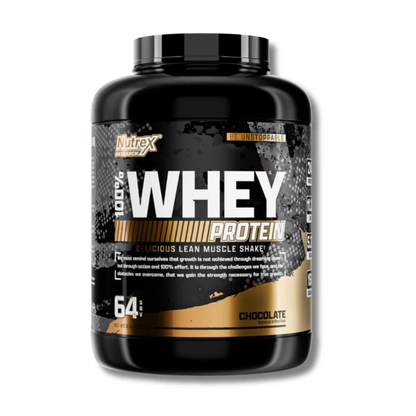 100% WHEY Protein DELICIOUS Lean Muscle Shake NUTREX - 5 lbs / 64 servicios