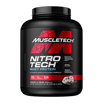 NitroTech WHEY PROTEIN - 4 lbs / 40 servicios